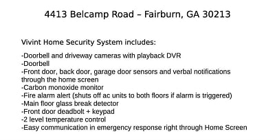 4413 Belcamp Rd - Fairburn, GA