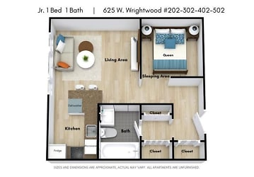 623 W Wrightwood Ave unit 402 - Chicago, IL