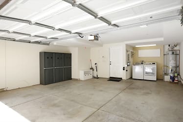 Attached 2 Car Garage With Washer And Dryer