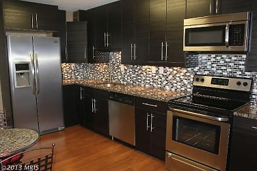 Kitchen with SS appliances