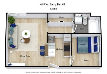 445 W Barry Ave unit CL-521 - Chicago, IL