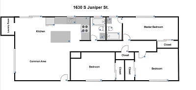 1630 S Juniper Street- Front 1630 FRONT - undefined, undefined