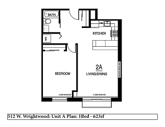 512 W Wrightwood Ave unit 2A - Chicago, IL