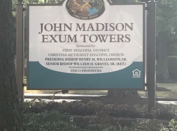 John Madison Exum Towers Apartments - Memphis, TN