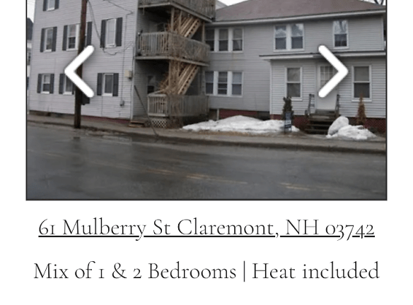 61 Mulberry St unit 7 - Claremont, NH