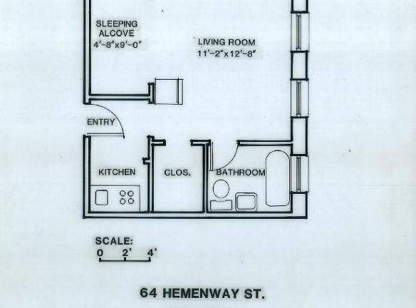64 Hemenway St unit 9 - Boston, MA