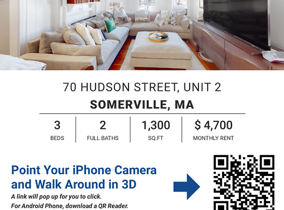 70 Hudson St unit 2 - Somerville, MA