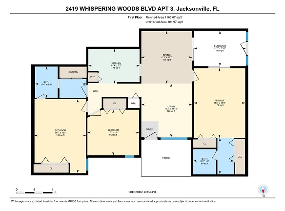 2419 Whispering Woods Blvd unit 3 - Jacksonville, FL