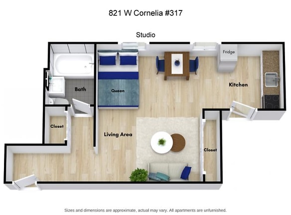 821 W Cornelia Ave unit CL-317 - Chicago, IL