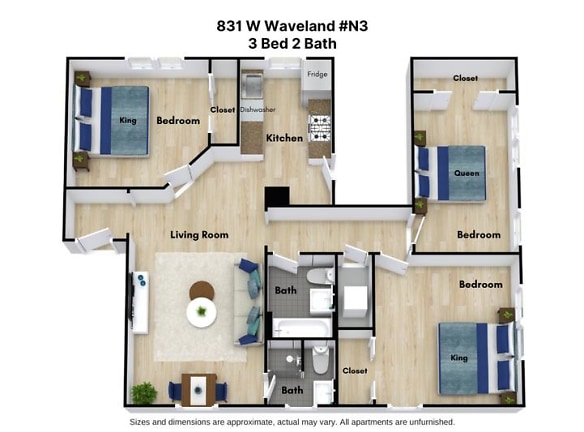 831 W Waveland Ave unit CL-N3 - Chicago, IL