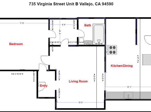 735 Virginia St unit B - Vallejo, CA