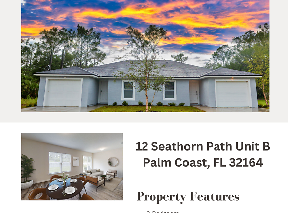 12 Seathorn Path unit B - Palm Coast, FL