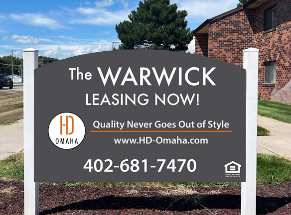 New Owners! New Look.  The Warwick Of Norfolk.  Now Leasing 1, 2 Bedroom Apartments And 3 Bedroom To - Norfolk, NE